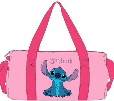Borsone-Stitch-Ufficiale-Rosa-Dim.-38x22x18-Cm-Palestra-Viaggio-Tempo-Libero