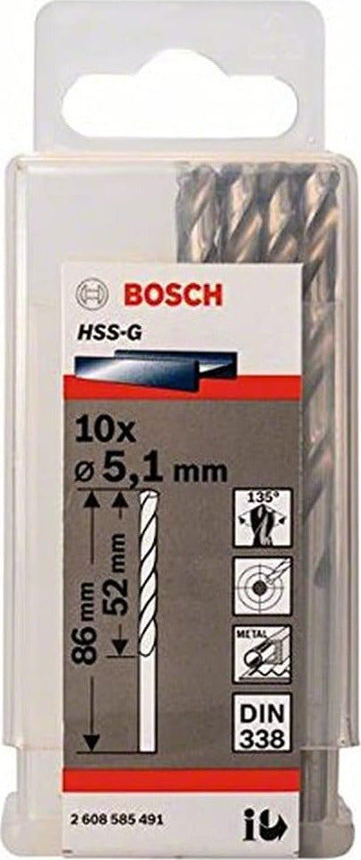 BOSCH---10-PUNTE-HSS-G-5,1x52x86-MM