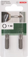 BOSCH---2-PUNTE-PER-CACCIAVITE,-ATTACCO-ESAGONALE-25MM---C6.31/4-STANDARD-T40