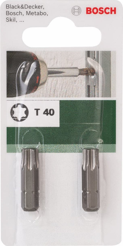 BOSCH---2-PUNTE-PER-CACCIAVITE,-ATTACCO-ESAGONALE-25MM---C6.31/4-STANDARD-T40