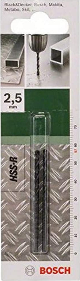 BOSCH---2-PUNTE-PER-METALLO-HSS-2,5x30x57