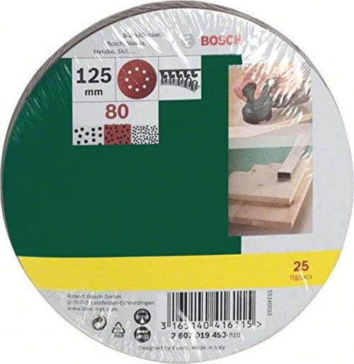 BOSCH---25-FOGLI-ABRASIVI-PER-LEVIGATRICE-ROTO-ORBITALE-125-MM-GRANA-80