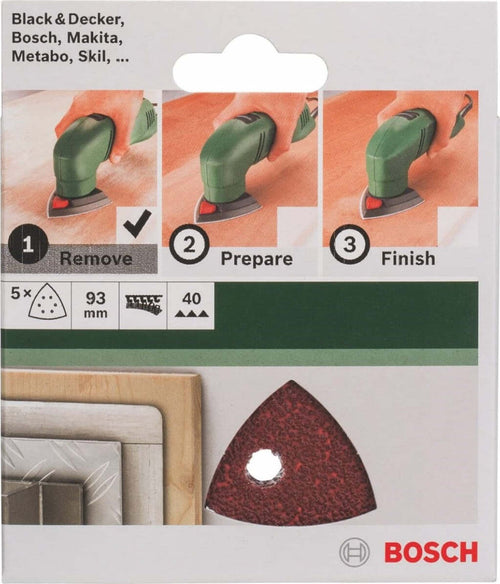 BOSCH---5-FOGLI-PER-LEVIGATRICE-DELTA-93MM-GRANA-40-6-FORI-VELCRO