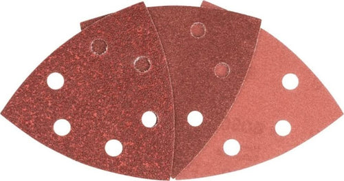 BOSCH---6-FOGLI-PER-LEVIGATRICE-DELTA-93MM-GRANA-60/120/240-6-FORI-VELCRO