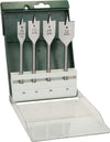 BOSCH---ASSORTIMENTO-4-PZ-PUNTE-A-TESTA-PIATTA-PER-LEGNO-ATTACCO-ESAGONALE