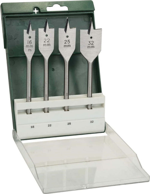 BOSCH---ASSORTIMENTO-4-PZ-PUNTE-A-TESTA-PIATTA-PER-LEGNO-ATTACCO-ESAGONALE
