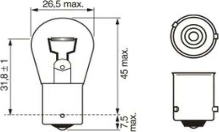 BOSCH---COPPIA-LAMPADE-PURE-LIGHT-PY21W---12V-21W