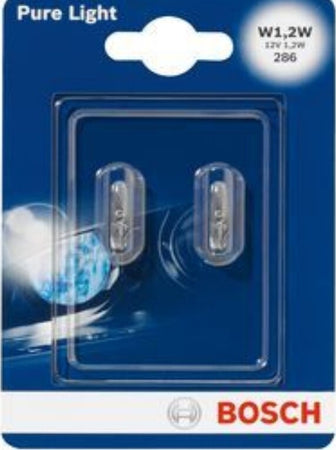 BOSCH---COPPIA-LAMPADINE-PURE-LIGHT-W1,2W-/-12V-1,2W