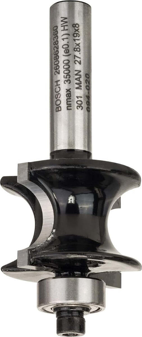 BOSCH---FRESA-A-RAGGIO-CONCAVO-8x6x19-MM
