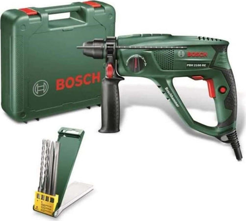 BOSCH---MARTELLO-PERFORATORE-550-W-PBH-2100-RE-+-SET-PUNTE
