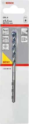 BOSCH---PUNTE-PER-CALCESTRUZZO-CYL-5-DIAMETRO-5,50MM