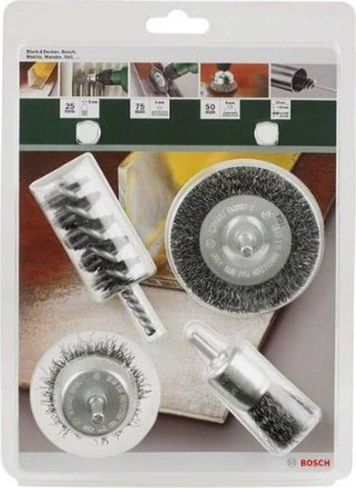 BOSCH---SET-4-SPAZZOLE-FILO-METALLICO