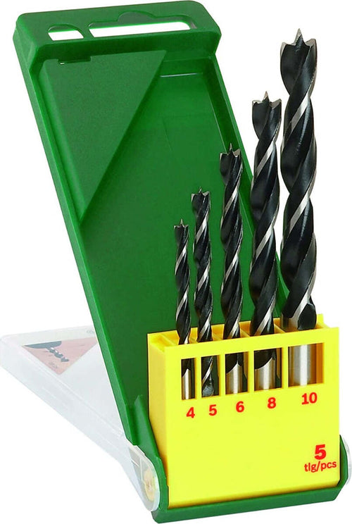 BOSCH---SET-5-PUNTE-LEGNO-4-10-MM