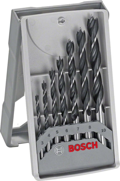 BOSCH---SET-7-PUNTE-ELICOIDALI-DA-LEGNO-3,4,5,6,7,8,10-MM
