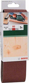 Bosch-3-Nastri-Abrasivi-per-Levigatrice-Nastro-Senza-Fori,-60-x-400-mm,-G-80