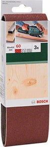 Bosch-3-Nastri-Abrasivi-per-Levigatrice-Nastro-Senza-Fori,-65-x-410-mm,-G-60