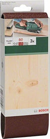 Bosch-3-Nastri-Abrasivi-per-Levigatrice-Nastro-Senza-Fori,-75-x-457-mm,-G-80
