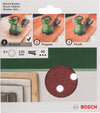 BOSCH-5-Fogli-Rotolorbitale-D125-Fori-Velcro-G40