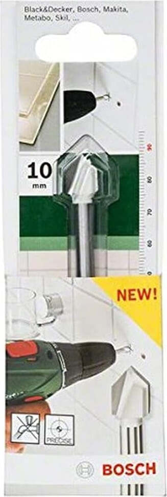 BOSCH --PUNTA-PER-PIASTRELLE-10MM-LUNGHEZZA-TOTALE-90MM-CON-ALBERINO-CILINDRICO