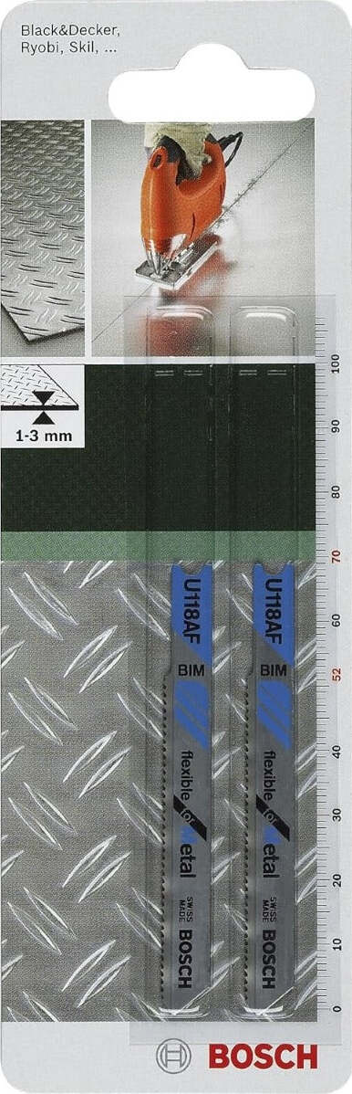 BOSCH --SET-2-LAME-PER-SEGHETTO-ALTERNATIVO-U-188-AF-BiM-70MM