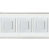 Kit 2ml di Boiserie in legno MASSICCIO (200x100cm) laccato bianco inclusi PANNELLI 60x60cm e cornice interna Eternal Parquet