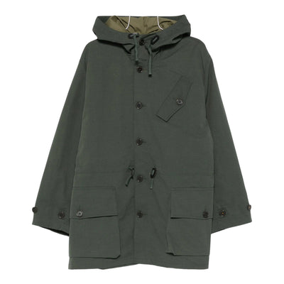 UNIVERSAL WORKS boston parka universal works recycled nylon ripstop - khaki da uomo