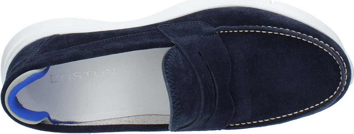 BOSTON-Scarpe-basse-Blu-da-uomo