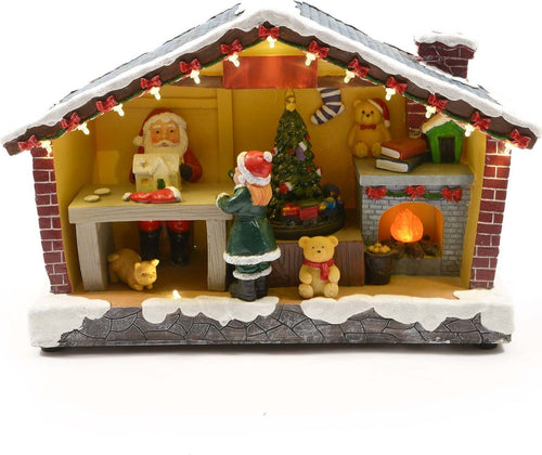 Bottega natalizio decorazione per villaggio di Babbo Natale con luci, animazioni e suoni Casa e cucina/Decorazioni per interni/Addobbi e decorazioni per ricorrenze/Decorazioni natalizie/Oggettistica MagiediNatale.it - Altamura, Commerciovirtuoso.it