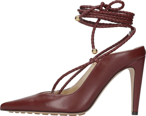 Bottega-Veneta-Scarpe-con-Tacco-Bordeaux-da-donna