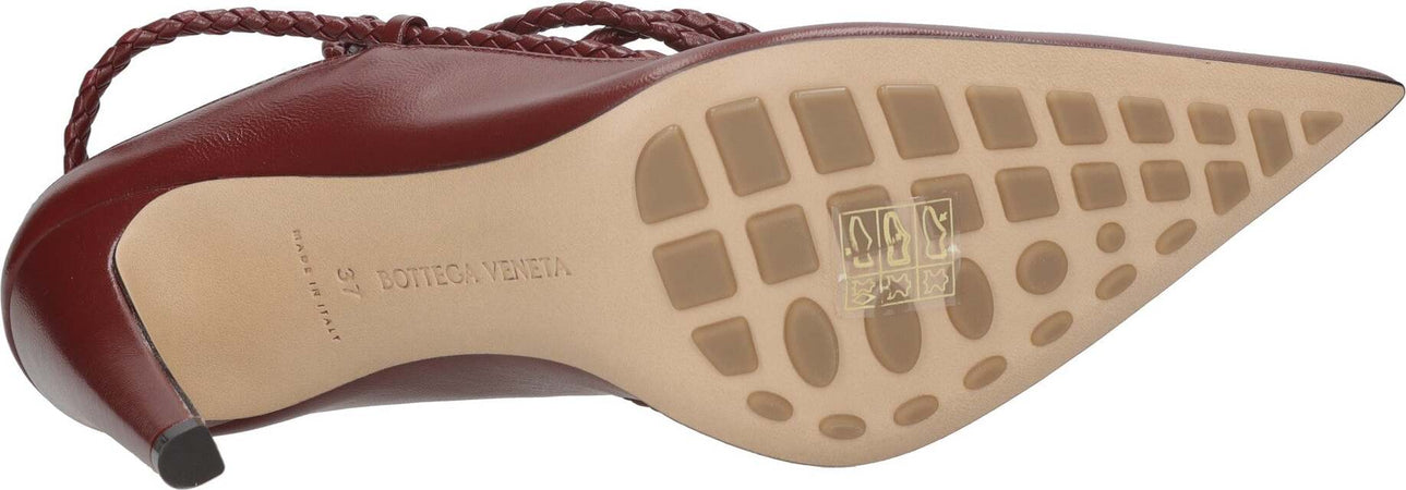 Bottega-Veneta-Scarpe-con-Tacco-Bordeaux-da-donna