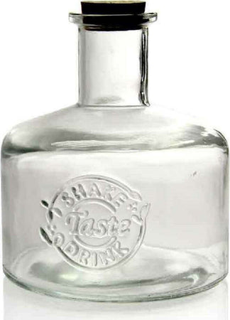Bottiglia Bottiglietta Bassa Vetro Tappo Sughero Bomboniera 995cc Decorata 728280 Casa e cucina/Stoviglie/Bicchieri e cristalli/Brocche carraffe e decanter/Brocche e caraffe Trade Shop italia - Napoli, Commerciovirtuoso.it