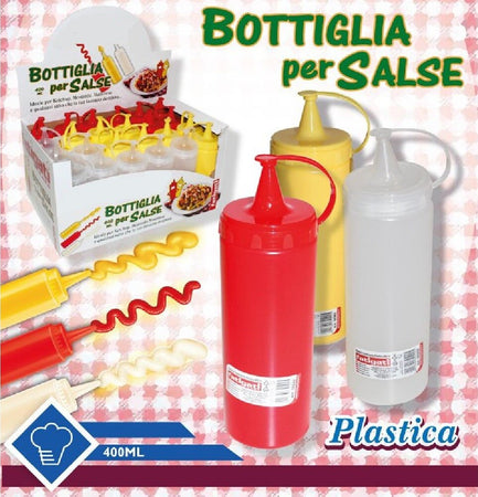 Bottiglia In Plastica Per Salse Ketchup Maionese Condimento Pub Bar Casa 400 Ml Casa, arredamento e bricolage > Cucina > Dosatori Trade Shop italia - Napoli, Commerciovirtuoso.it