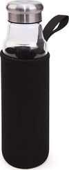 BOTTIGLIA IN VETRO CON CUSTODIA NERA 550 ML 6,5X6,5X24,5 CM Sport e tempo libero/Attività ricreative all'aperto/Camping e outdoor/Borracce e sistemi di idratazione/Borracce Scontolo.net - Potenza, Commerciovirtuoso.it