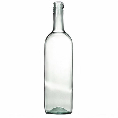 Bottiglia in vetro per vino Bordolese Greve con imboccatura a tappo di sughero 750 mL