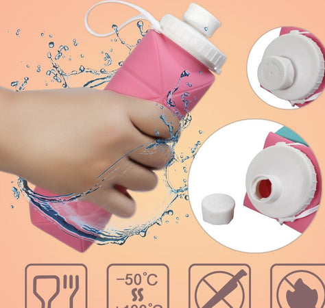 Bottiglia Pieghevole Salvaspazio 600 Ml Borraccia Termica Portatile Da Borsetta Cancelleria e prodotti per ufficio/Scuola e materiale didattico/Materiale scolastico/Portapranzo e borracce/Borracce Trade Shop italia - Napoli, Commerciovirtuoso.it