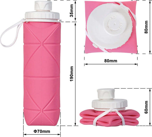 Bottiglia Pieghevole Salvaspazio 600 Ml Borraccia Termica Portatile Da Borsetta Cancelleria e prodotti per ufficio/Scuola e materiale didattico/Materiale scolastico/Portapranzo e borracce/Borracce Trade Shop italia - Napoli, Commerciovirtuoso.it