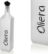 Bottiglia Scritta Oliera Vetro Satinato Bianco Tappo Dosatore 1000ml 32cm 833328 Casa e cucina/Stoviglie/Piatti ciotole e vassoi/Set olio e aceto Trade Shop italia - Napoli, Commerciovirtuoso.it