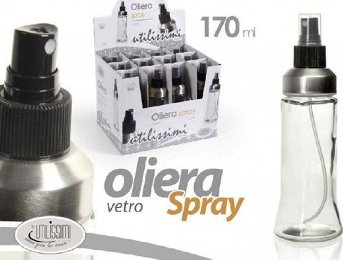 Bottiglia Spruzzatore Oliera Spray Olio 170 Ml Vetro Condimento Insalata 813115 Casa e cucina/Stoviglie/Piatti ciotole e vassoi/Set olio e aceto Trade Shop italia - Napoli, Commerciovirtuoso.it