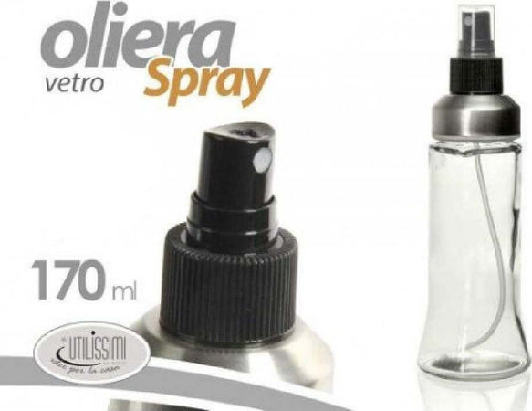 Bottiglia Spruzzatore Oliera Spray Olio 170 Ml Vetro Condimento Insalata 813115 Casa e cucina/Stoviglie/Piatti ciotole e vassoi/Set olio e aceto Trade Shop italia - Napoli, Commerciovirtuoso.it
