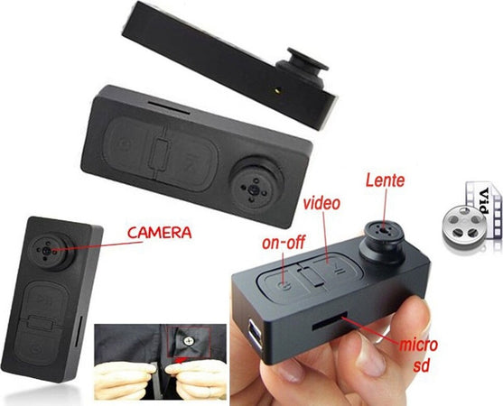 BOTTONE CON SPIA CIMICE MICROCAMERA VIDEO FOTO SPY CAM NASCOSTA MICRO CAMERA Fai da te/Sicurezza e protezione/Sistemi di sicurezza domestica/Kit video per la sicurezza domestica/Videocamere di sorveglianza/Microcamere spia Trade Shop italia - Napoli, Commerciovirtuoso.it