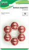 Bottoni magnetici - rosso - diametro 20 mm - Lebez - blister 12 pezzi Cancelleria e prodotti per ufficio/Archivio ufficio e accessori per scrivania/Nastri colle elastici e graffette/Puntine e ganci Eurocartuccia - Pavullo, Commerciovirtuoso.it