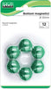Bottoni magnetici - verde - diametro 20 mm - Lebez - blister 12 pezzi Cancelleria e prodotti per ufficio/Archivio ufficio e accessori per scrivania/Nastri colle elastici e graffette/Puntine e ganci Eurocartuccia - Pavullo, Commerciovirtuoso.it