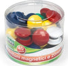 Bottoni magnetici tondi - diametro 20 mm - colori assortiti - Lebez - barattolo da 40 pezzi Cancelleria e prodotti per ufficio/Archivio ufficio e accessori per scrivania/Nastri colle elastici e graffette/Puntine e ganci Eurocartuccia - Pavullo, Commerciovirtuoso.it