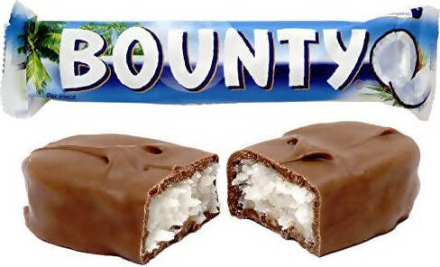 Bounty 24x Barretta Al Cocco E Cioccolato Snack Bounty 57 Gr Confezione Da 24 Pz Alimentari e cura della casa/Snack dolci e salati/Cioccolata/Barrette/Formato snack Franco Pausa Caffè - Albano Laziale, Commerciovirtuoso.it