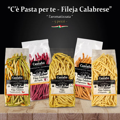 Box C'è Pasta Per Te - Fileja Calabrese Aromatizzata (Maccheroni)