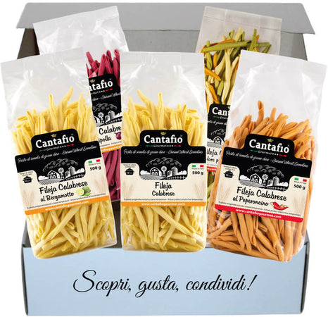 Box C'è Pasta Per Te - "Fileja Calabrese Aromatizzata" (Maccheroni)