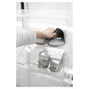 Box Contenitore Per Scarpe Calzature Scatola Inpilabile 34x25x18.4cm Trasparente 87648