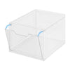 Box Contenitore Per Scarpe Calzature Scatola Inpilabile 34x25x18.4cm Trasparente 87648