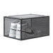 Box Contenitore Per Scarpe Calzature Scatola Portascarpe Inpilabile 34x25x18.4cm 87649