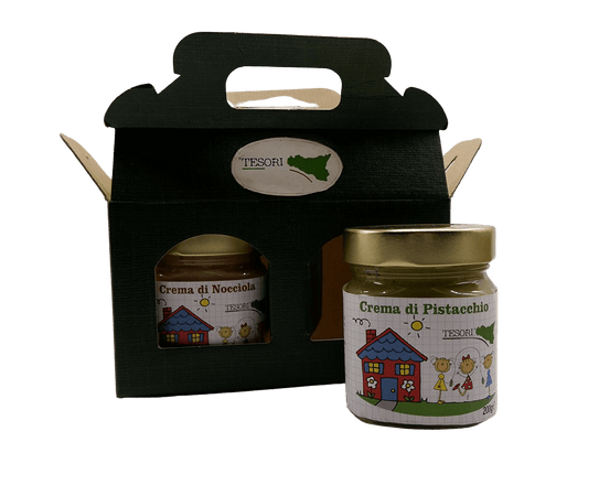 Cream Box Pistacchio - Nocciole Creme Spalmabili Siciliane 200g